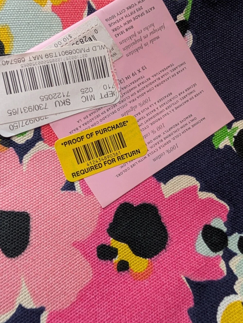 Kate Spade Wildflower Bouquet Placemats